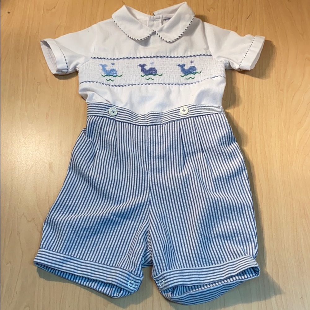 Seersucker Boy’s Outfit